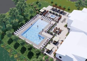 Resort-style swimming pool & hot tub